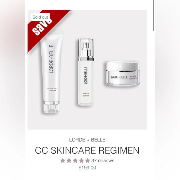 LORDE + BELLE Skincare Regiment NEW IN BOX